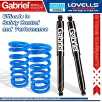 Front Sport Low Gabriel Ultra Shocks + Lovells Springs for Ford Cortina TC TD V6