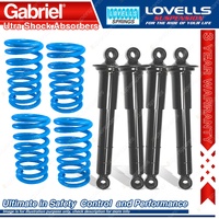 4 Rear Gabriel Ultra Shocks Lovells Springs for Jaguar Daimler XJ6 XJ12 XJS H.E.