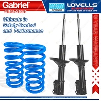 Front Gabriel Ultra Strut Shocks Lovells Springs for Volkswagen Golf III 1H VR6