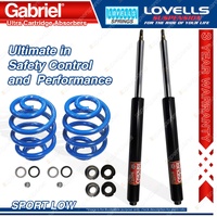 Front Sport Low Cartridge Shocks Lovells Springs for Nissan Pintara Skyline R31