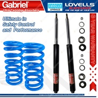 Front Gabriel Ultra Cartridge Shocks Coil Springs for Nissan Pintara Skyline R31