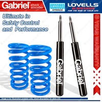 Front Gabriel Ultra Cartridge Shocks + Lovells Springs for Holden Apollo JK JL