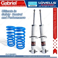 Front Raised Gabriel Ultra Plus Spring Seat Shocks+Springs for Ford Ranger PY