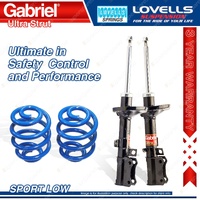 Rear Sport Low Gabriel Ultra Strut Shocks + Springs for Toyota Celica ST184