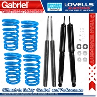 Front Rear HD STD Gabriel Ultra Shocks + Coil Springs for BMW 3 Series E30 320i