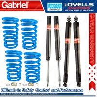 F + R Gabriel Ultra Shocks + Coil Springs for Commodore VN VP V8 excl HD susp