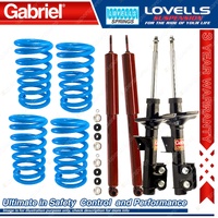 F + R Gabriel Shocks + Coil Springs for Holden Commodore VR VS V6 Wagon