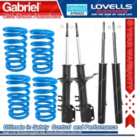 Front Rear HD STD Gabriel Ultra Shocks + Coil Springs for Suzuki Swift SF413