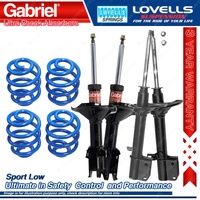 F + R Sport Low Gabriel Ultra Shocks + Coil Springs for Subaru Impreza GC GF