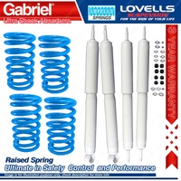 F+R Raised HD Gabriel Ultra Shock Springs for Landcruiser FZJ HZJ80 Linear Rate