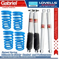 F + R Raised Gabriel Ultra Shocks Coil Springs for Land Rover Discovery II TG