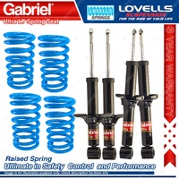 F + R Raised Gabriel Ultra Shocks + Lovells Coils for Land Rover Discovery III