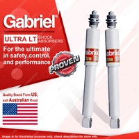 2 x Front Gabriel Ultra LT Shocks for Nissan Navara Terrano D21 Urvan E20 E23