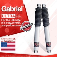 2 x Rear Gabriel Ultra Plus OE 25mm Raised Shocks for Mitsubishi Triton ML MN