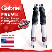 2 Rear Gabriel Ultra Plus OE Height Shocks for Nissan Navara D21 D22 D22 DX ST-R