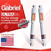 2 x Rear Gabriel Ultra Plus OE 40mm Raised Shock Absorbers for Nissan Navara D40