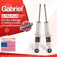 Pair Front Gabriel Ultra Plus Spring Seat Shock Absorbers for Ford Everest UA