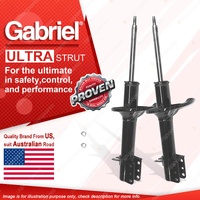 Pair Rear Gabriel Ultra Strut Shock Absorbers for Mazda 626 MX-6 GD 2.2L Sedan