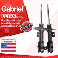 Pair Front Gabriel Ultra Strut Shock Absorbers for Nissan Juke F15 SUV 2/12-On
