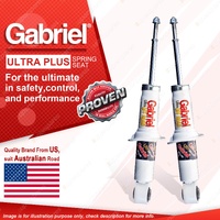 2 x Front Gabriel Ultra Plus Spring Seat Shocks for Ford Ranger PX III 18-on