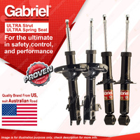 Gabriel Front + Rear Ultra Shock Absorbers for Subaru XV GP7 AWD SUV 1/12-5/17
