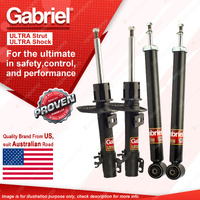 Gabriel Front Rear Ultra Shock Absorbers for Volkswagen Polo 6R Hatchback 10-14