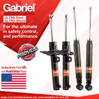 Gabriel Front + Rear Ultra Shock Absorbers for Volkswagen Golf Type VII AU AWD