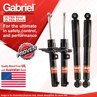 Gabriel Front Rear Ultra Shock Absorbers for Volkswagen Caddy 2K Series IV 15-On