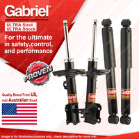 Gabriel Front Rear Ultra Shock Absorbers for Holden Vectra ZC Hatch Sedan 03-06