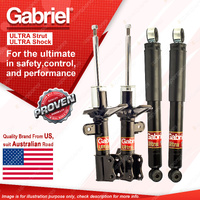 Gabriel Front Rear Ultra Shock Absorbers for Suzuki Alto GF 1.0L Hatch 7/09-1/15