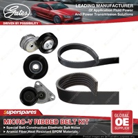 Gates Micro-V Ribbed Belt Kit for HSV Clubsport GTS Maloo Senator VE 6.0L 6.2L