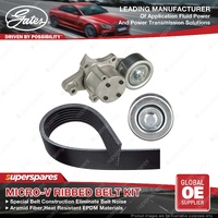 Gates Micro-V Belt Kit for Toyota Prado GDJ150 GDJ155 Granvia Hiace GDH300 Ser