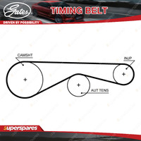 Gates PowerGrip Timing Belt for Citroen C5 RD TD C6 TD 3.0L 177KW DT20C