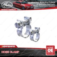 Gates 13-15mm EFI Hose Clamps Carbon Steel 9mm Width Band Pack of 10