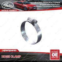 Gates 46-70mm Ideal Lined Hose Clamps Stainless Steel 5/16" Screw Pack of 10