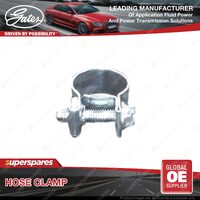 Gates 12-14mm EFI Hose Clamps Carbon Steel 9mm Width Band Pack of 10