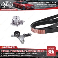 Gates Alt Drive Belt Kit + Water Pump for Toyota Camry ACV40 RAV 4 ACA33 Rukus