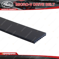 Gates FleetRunner Micro-V Drive Belt for Mercedes Benz Axor 2 7.2L Length 2485mm