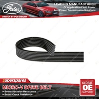 Gates Alt Micro-V Drive Belt for BMW 530D 535D 730D X5 X6 xDrive 30D 40D 3.0L