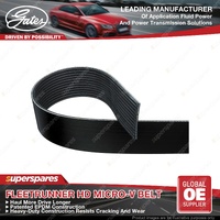 Gates Radiator Fan FleetRunner Micro-V Belt for Iveco Stralis AS440S50TP 12.9L
