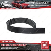 Gates A/C Micro-V Drive Belt for MG ZS AZS1 1.3L 115KW LIY190 SUV 2020-ON