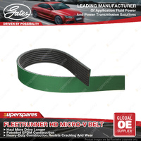 Gates FleetRunner Micro-V Belt for Volvo FM FMX 330 370 390 410 430 450 10.8L