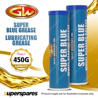 2 x Gulf Western Super Blue Grease High Perfomance Lithium Complex Grease 450g