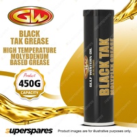 1 x Gulf Western Black Tak Grease High Temperature Molybdenum Based Grease 450g