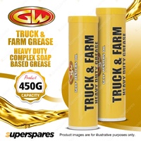 2 x Gulf Western Truck & Farm Grease Heavy Duty Complex Soap Based Grease 450g