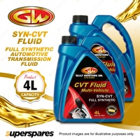 2 x Gulf Western SYN-CVT Full Synthetic Automotive Transmission Fluid 4L