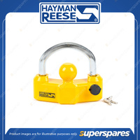 Hayman Reese Towbar Hitch Accessory Heavy Duty Coupling Lock - Stoved Enamel