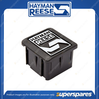 Hayman Reese Towbar Hitch Receiver Plug 50mm x 50mm - Matt Finish