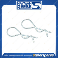Hayman Reese Towing Accessories Spring Cotter Pin Silver - Pack of 2