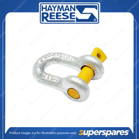 Hayman Reese Towing Accessories D Shackle 10mm - Rated 1000kg - Galvanized